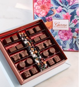 Çakıl Taşı Draje ve Sütlü Çiçekli Çikolata 