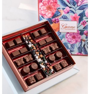 Çakıl Taşı Draje ve Sütlü Çiçekli Çikolata 