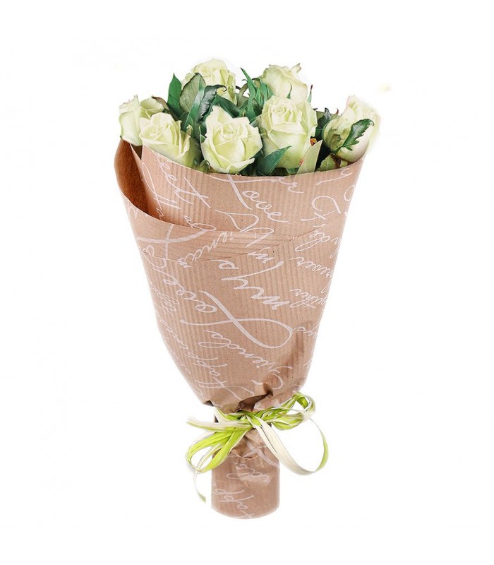 7 Adet Beyaz Gül Buketi